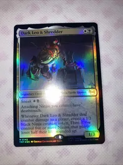 Dark Leo & Shredder Teenage Mutant Ninja Turtles Foil - Image 1