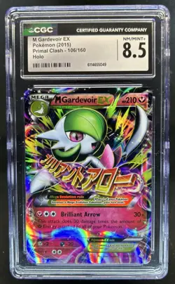 2015 Pokemon XY Primal Clash M Gardevoir #106/160 CGC 8.5 - Image 1