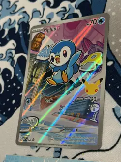 Piplup 2026 Pokemon MEP 042 Promo First Partner Illustration Rare NM - Image 3