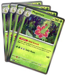 x4 Meganium (Holo) 010/132 - Mega Evolution - Pokemon - NM/M English - Image 1