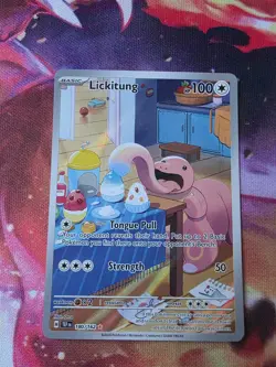 Pokemon Lickitung 180/162 Illustration Rare Temporal Forces - Image 2