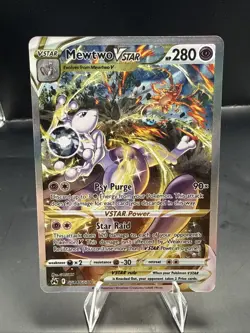 Pokemon Mewtwo VSTAR GG44/GG70 Crown Zenith: Galarian Gallery Holo - Image 2