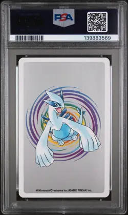 2000 POKEMON SILVER VERSION PLAYING CARDS 4 OF HEARTS #119 SEAKING PSA 10 - Image 2