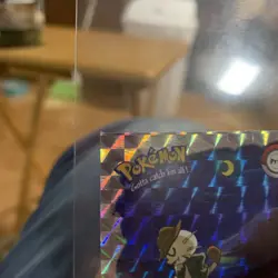 1999 Artbox Pokemon Stickers Series 1 Prizm Meowth Pr10 - Image 4