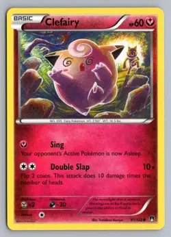 CLEFAIRY 81/122 COMMON BREAKPOINT POKEMON LP - Image 1
