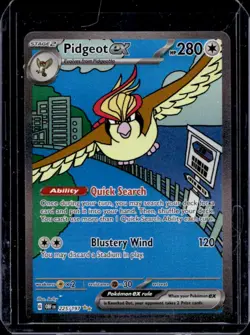 2023 Pokemon SV Obsidian Flames - OBF EN Pidgeot ex #225/197 - Image 1