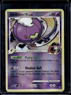 2009 Pokemon Platinum Supreme Victors Drifblim Reverse Holo #3/147 - Image 1