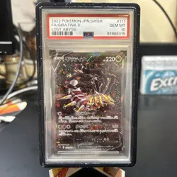PSA 10 Giratina V Alt Art SR 111/100 Lost Abyss Japanese Pokemon Midnight Guard! - Image 1
