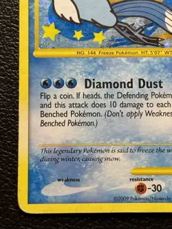 2009 Pokemon Platinum Supreme Victors #148/147 Articuno Holo MP - Image 4