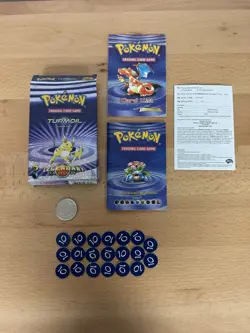 Pokemon Legendary Collection TURMOIL Theme Deck - Open / No Cards / All Inserts - Image 1