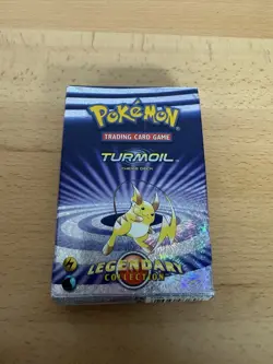 Pokemon Legendary Collection TURMOIL Theme Deck - Open / No Cards / All Inserts - Image 2