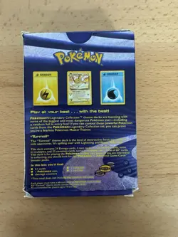 Pokemon Legendary Collection TURMOIL Theme Deck - Open / No Cards / All Inserts - Image 3