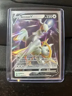 Pokemon Sword and Shield Brilliant Stars Arceus V #122/172 Ultra Rare Holo O - Image 1