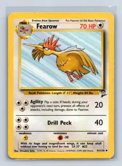 FEAROW 41/130 UC BASE SET 2 POKEMON MP - Image 1