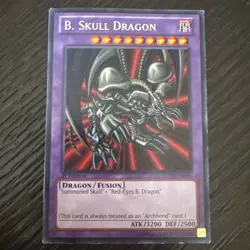 B. Skull Dragon RARE Yugioh LCJW-EN054 1st Edition Black Skull Joey Wheeler - LP - Image 1