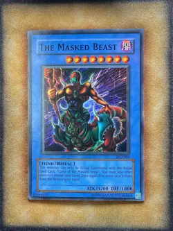 Yugioh The Masked Beast DL2-001 Duelist League Super Rare NM - Image 1