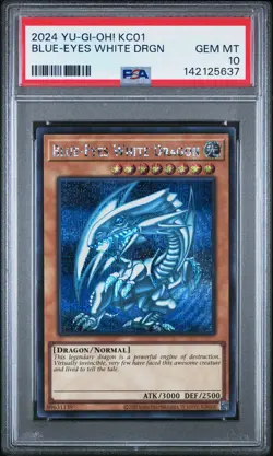 2024 YU-GI-OH! KC01-25TH ANV ULTIMATE KAIBA SET BLUE-EYES WHITE DRAGON PSA 10 - Image 1