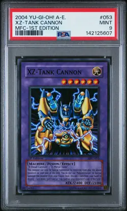 2004 YU-GI-OH! ASIAN-ENGLISH MFC-MAGICIAN'S FORCE 1ST ED XZ-TANK CANNON PSA 9 - Image 1