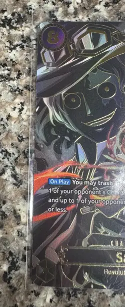 One Piece English OP07-118 Sabo SP Special Alternate Art Secret Rare - Image 2