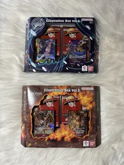 One Piece Illustration Box Vol 5 + Vol 6 Lot Set Of 2 Sealed QTY PRB-02 OP-13 - Image 1
