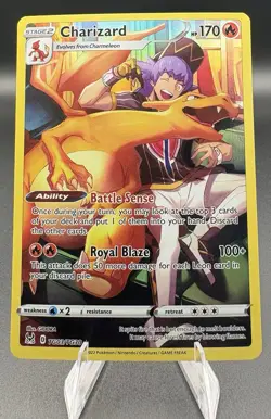 Pokemon Charizard TG03/TG30 Trainer Gallery Lost Origin Full Art Card - Image 1