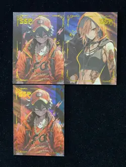 One Piece Trading Card SSP #KN-SSP-003 Monkey D Luffy Nami Lot*3 JA43 - Image 1