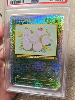 Psa Graded Reverse Holo Legendary Collection Exeggcute Pokemon Card 75/110 - Image 1