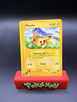 Pikachu 124/165 Pokemon 2002 Expedition e-Card Series Near Mint/LP - Image 1