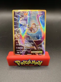 Pokemon Mewtwo EX 103/108 Full Art Ultra Rare Holo Card 2016 XY Evolutions LP - Image 1