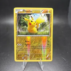 Pikachu - 48/162 - Pokemon Breakthrough XY Reverse Holo Card NM -c - Image 1