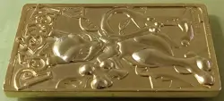 Loose 1999 Burger King Pokemon 23K Gold Plated Mewtwo Card - Image 4