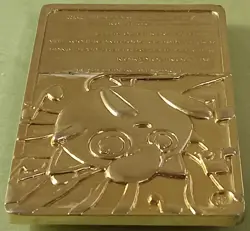 Loose 1999 Burger King Pokemon 23K Gold Plated Jigglypuff Card - Image 5