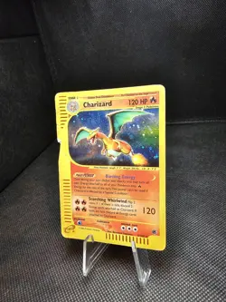 Charizard 6/165 Holo Rare Expedition Pokemon Card DMG - Image 2