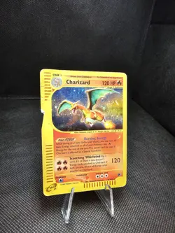 Charizard 6/165 Holo Rare Expedition Pokemon Card DMG - Image 3