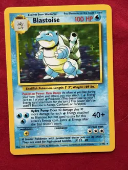 Venusaur 15/102 Blastoise 2/102 Base Set Unlimited Holo Rare Card WOTC NM - Image 1