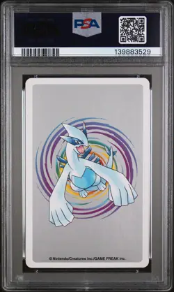 2000 POKEMON SILVER VERSION PLAYING CARDS 3 OF SPADES #149 DRAGONITE PSA 10 - Image 2