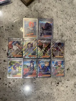 Lot of Ten Random Pokemon TCG Full Art Trainer Cards Near Mint W/ One SIR - Image 1
