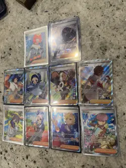 Lot of Ten Random Pokemon TCG Full Art Trainer Cards Near Mint W/ One SIR - Image 3