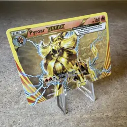 Pyroar BREAK 24/114 Steam Seige NM Ultra Rare Pokemon Card - LP - Image 3