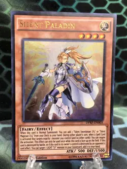 DPRP-EN003 Silent Paladin Ultra Rare Yu-Gi-Oh Card 1st Edition UNPLAYED - Image 1
