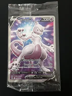 Mewtwo V SWSH229 SWSH: Sword & Shield Promo Cards Holo Sealed - Image 1