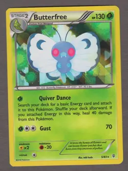 Butterfree 5/83 Generations 20th Anniversary Holo Rare Pokemon Card - Image 1