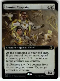 Sunstar Chaplain (Extended Art) 324 Edge of Eternities NM - Image 1