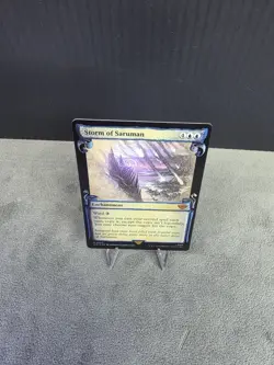 Storm of Saruman M 0523 LP Foil Showcase Scrolls MTG Lord Of The Rings Mythic! - Image 4