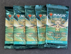LOT of (5) Magic The Gathering MTG Streets Of New Capenna Booster Packs Sealed - Image 1
