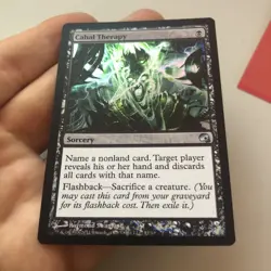 MTG 1x FOIL Cabal Therapy Premium Deck Series Graveborn LP - Image 1