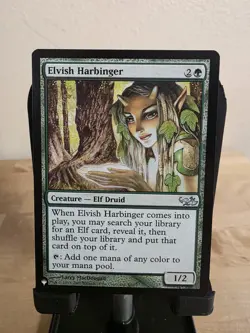 MTG Magic Elvish Harbinger Duel Decks: Elves vs. Goblins The List NM - Image 1