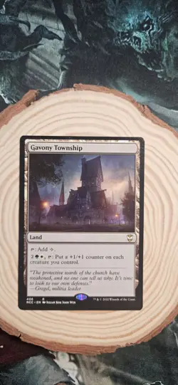 MTG Gavony Township NCC #406 Regular, Rare, Near Mint Condition - Image 1