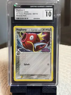 Magikarp 2006 Pokemon EX Holon Phantoms 69/110 CGC 10 - Image 1