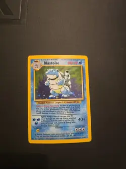 Blastoise 2/102 Holo Rare 1999 Pokemon Unlimited Base Set HP/MP - Image 1